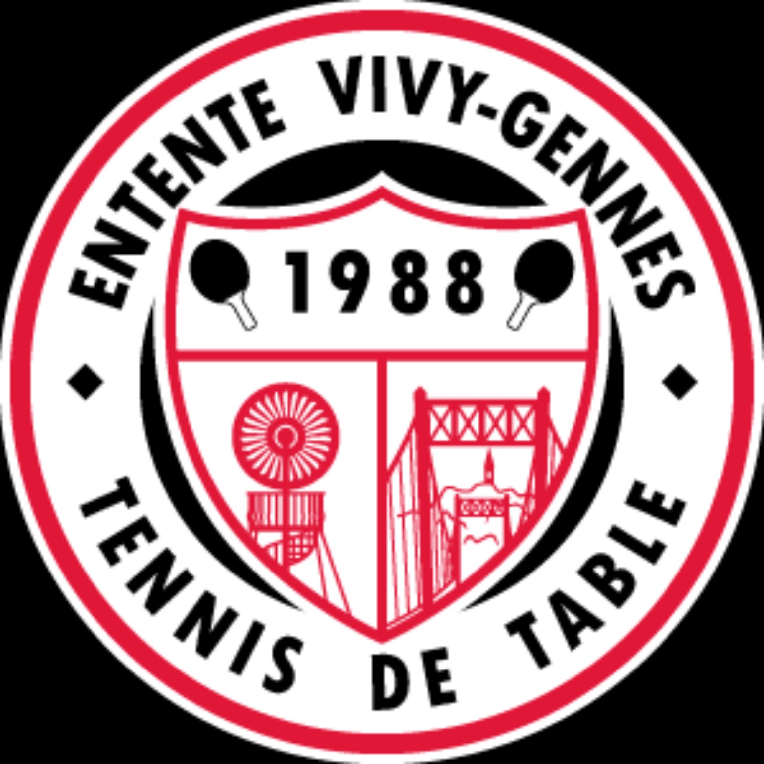 Logo Entente Vivy-Gennes Tennis de Table